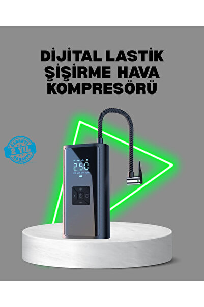 Epilons 80W безжична цифрова дисплей преносима помпа за напомпване на гуми