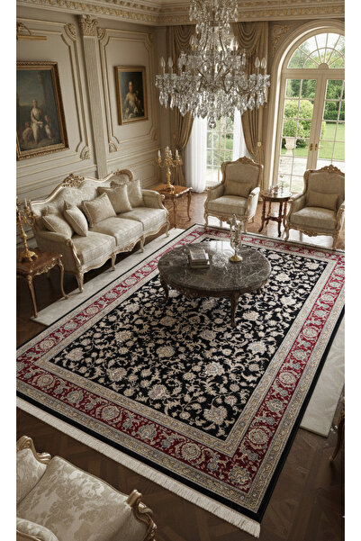 Emin Halı Hanedan Koleksiyonu 2807 İpek Dokulu Viskon Akrilik Göbekli Salon O...