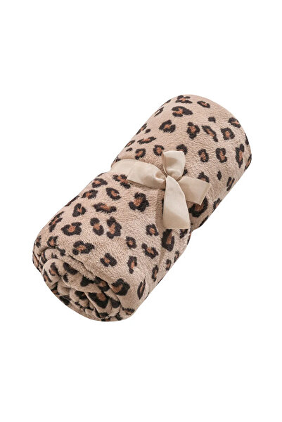 LC Waikiki Leopard Patterned Tv Blanket 100X150 cm