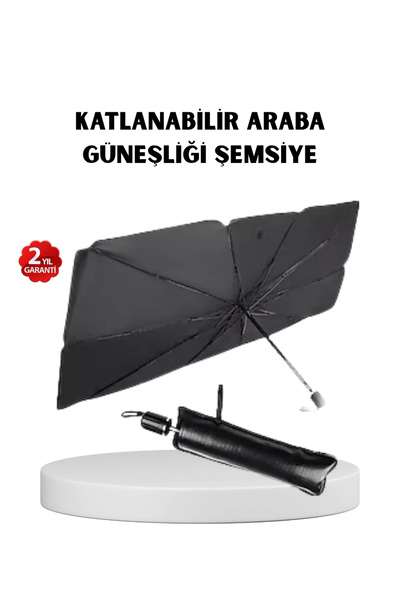 Epilons Umbrelă pliabilă pentru parbriz – Protecție împotriva căldurii și lum...