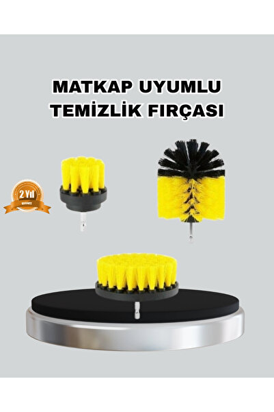 Genel Markalar 3 Parça Matkap Fırça Temizlik Seti – Her Yüzey İçin Güçlü ve P...
