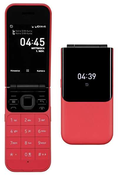 ÜSTÜN GROSS TUŞLU CEP TELEFONU FLİP KIRMIZI LİTE 3G