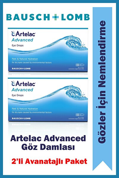 Artelac Advanced 30 Flakon 0,5 ml 2 Adet