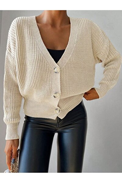 byasafkids Women's long sleeve button detail knit blouse