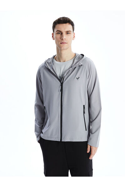 LC Waikiki LCW Herren-Sweatshirt mit Kapuze und langen Ärmeln und Reißverschluss