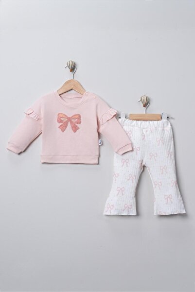 mandalinsbaby طقم طفلة مع شريط