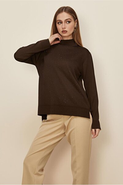 Alvina Stone Printed Knitwear Sweater 45881