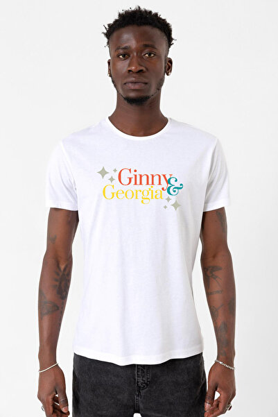Tshirthane Ginny & Georgia Lettern White Men's Cycling Jersey Tshirt