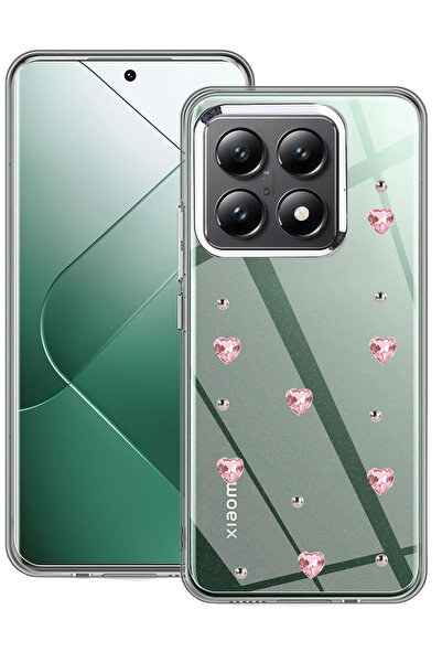 NewFace غطاء STOROZAL Xiaomi Mi 14T Pro بنمط الفيونكة - (93038) نمط 3