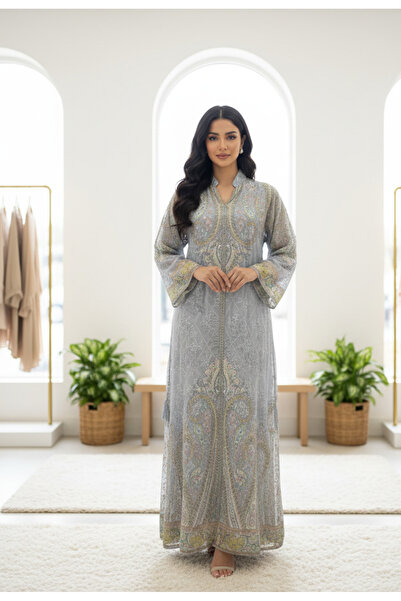 MQ Women's one-piece jalabiya adorned with crystals