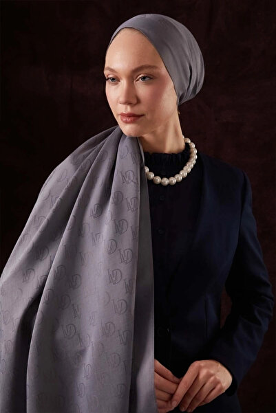 Levidor Lvd Printed Nai̇a Jacquard Shawl-Grey