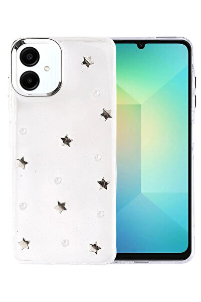 NewFace غطاء ستوروزال لهاتف سامسونج جالاكسي A07 4G بنمط الفيونكة - (101114) ن...