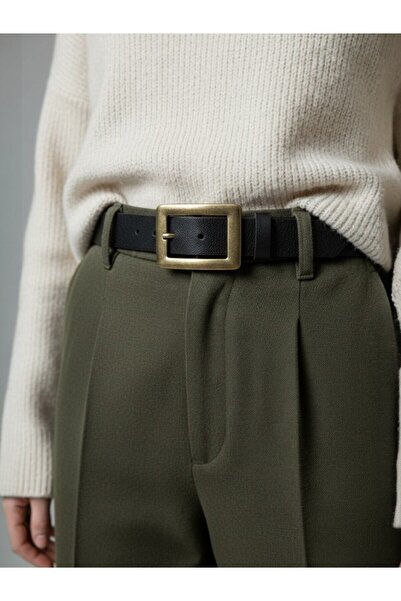 Gradelli Women's Belt Antique Buckle 2.8 cm