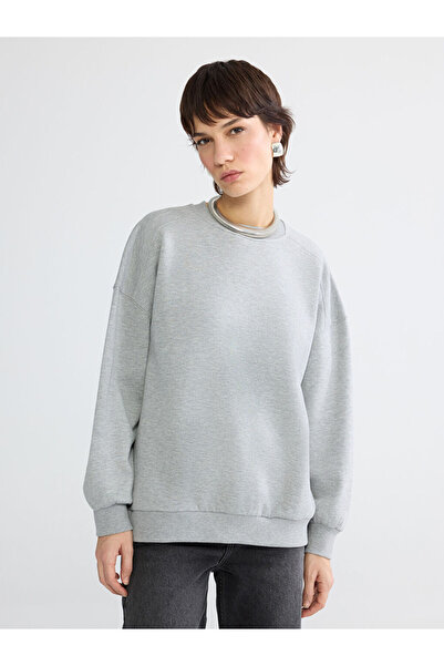 LC Waikiki Sparkling Choices from Shining Store Zero Roba Collar Loose Fit Wo...