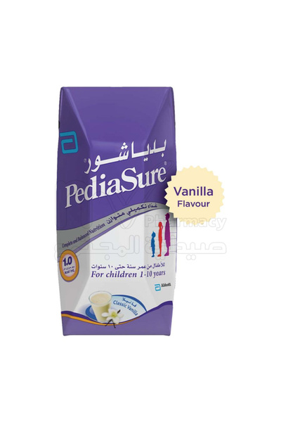 Pediasure حليب سائل بنكهة الفانيليا +1 سنة 200 مل