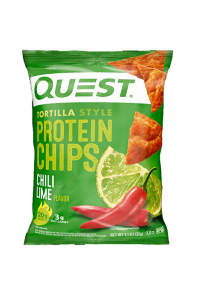 YABANEEZ CHILI LIME PROTEIN TORTILLA CHIPS "QUEST"