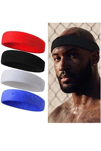 OULITE Towel headband black - fitness and sports training tool