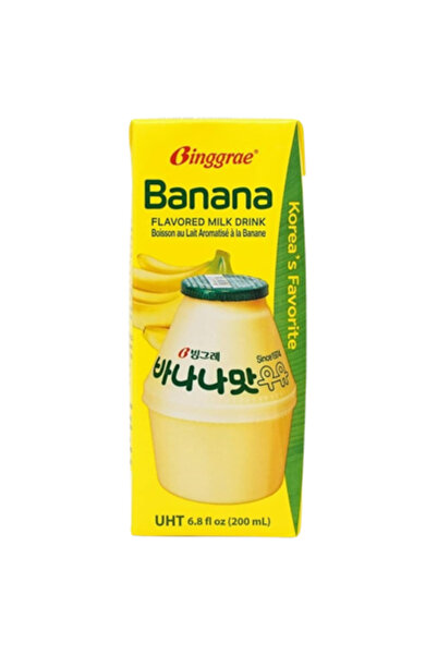YABANEEZ BANANA MILK "BINGGRAE" (CARTOON OF 24 PACKS)