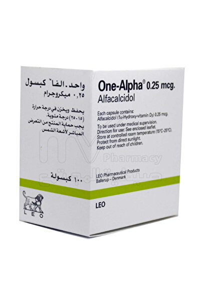 ONE ALPHA ون ألفا 0.25 ميكروغرام كبسولة 100 كبسولة