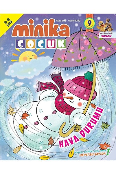 Turkuvaz Dergi Minika Çocuk Dergi Ocak 2026 (3-6 yaş)