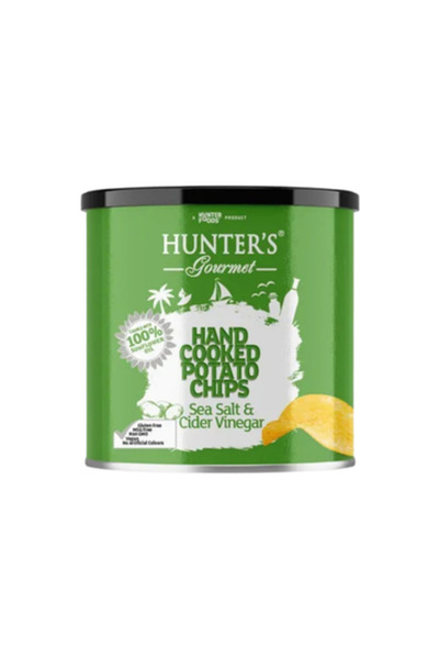 YABANEEZ SEA SALT & CIDER VINEGAR POTATO CHIPS (CAN) (40G) "HUNTER’S GOURMET"