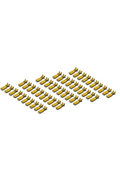 Beta 50 Adet Mesa Küçük Dişi Fiş Kablo Ucu Pabuc - 6.3mm Sf2d Yd2114