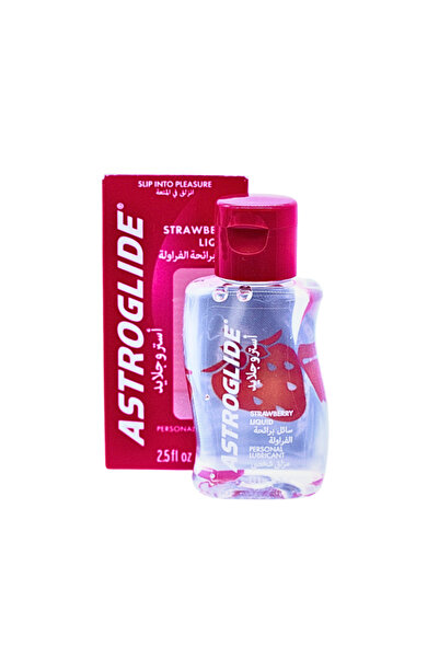 ASTROGLIDE مزلق سائل بنكهة الفراولة 74 مل