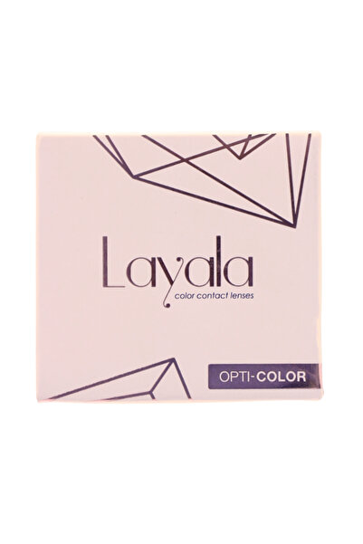 Layala عدسات أوبتي كولور #رمادي ذهبي
