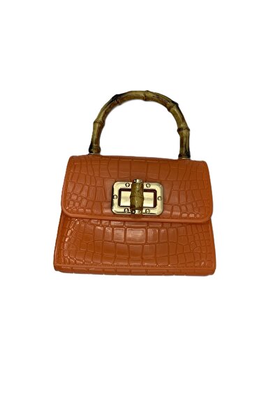 Other Stylish girls' silicone bag with a textured pattern and bamboo handle –...