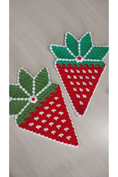 Papatyam 2pcs Hand Knitted Washcloth/ Handcrafted Bath Washcloth/ Dowry Washc...