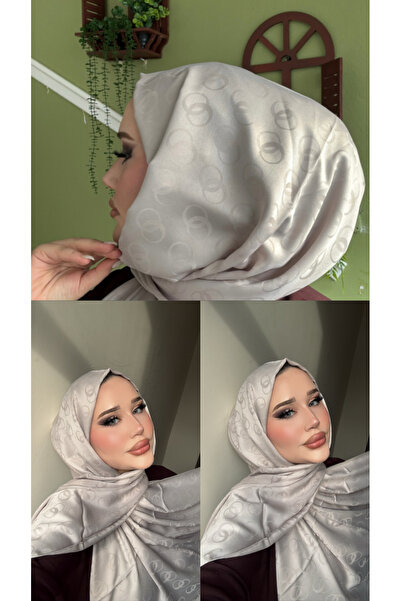 İLGEN TEKSTİL JAKARLI DAMLA DESENLİ ŞAL