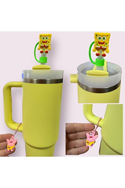 Buki'nin Atölyesi Termos uyumlu 3 Adet (10MM) Toz Geçirmez Sünger Bob ve Patr...