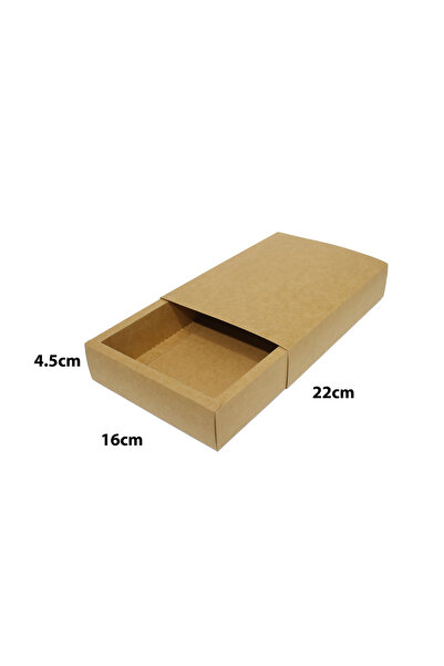 Generic 12 pieces of paper gift boxes with zippers, cardboard color, dimensions