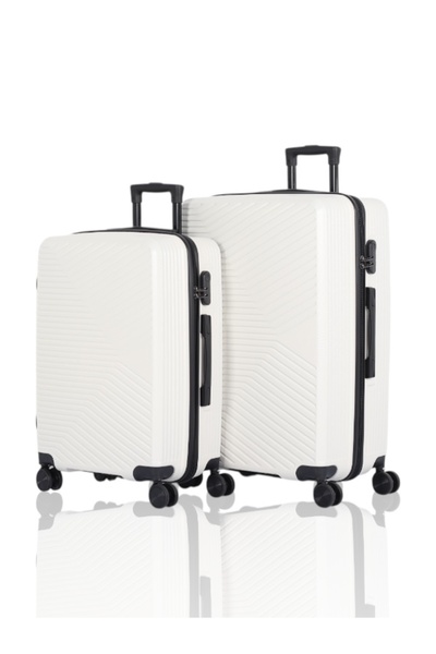 AVIATOR Two hard-shell suitcases made of high-quality ABS plastic - sizes 28 ...