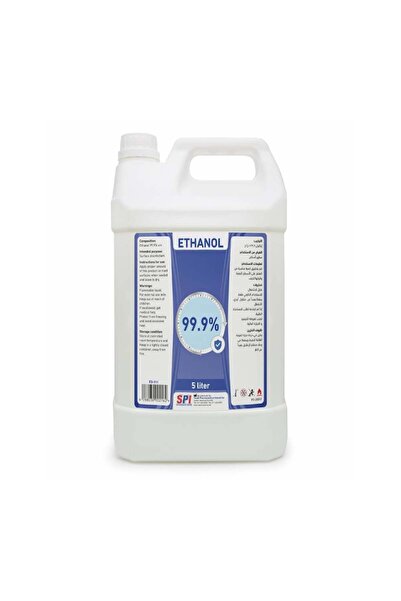 SPİ Sterile alcohol, ethanol, 5 liters, 99.9% ethanol, 5 liters