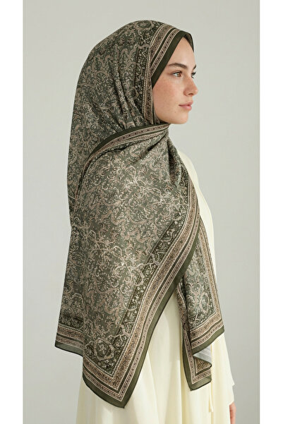 Karaca Eşarp Moriya Ethnic Pattern Cotton Shawl