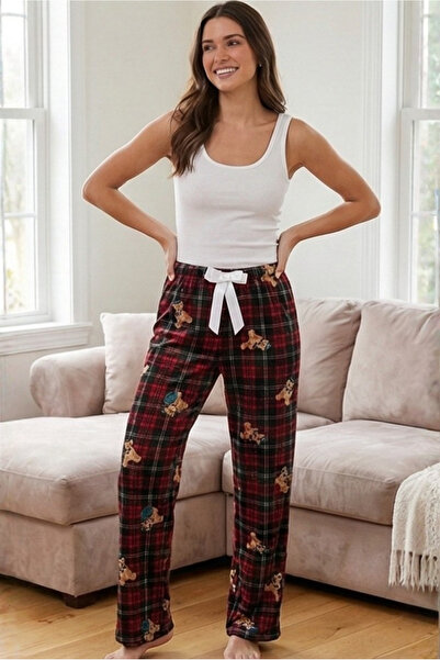 MORRO Women's Soft Velvet Pajama Bottoms - Winter Comfortable Fit Home Wear P...