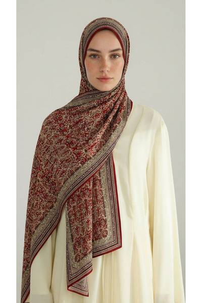 Karaca Eşarp شال قطني بنمط عرقي من موريا