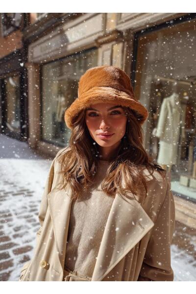 LAGRANZE Softmuse Plush Winter Bucket Hat