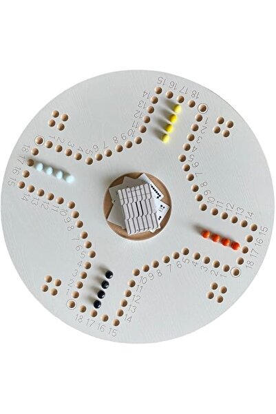 Generic لعبة لوحية خشبية جاكارو جوكر مع 16 كرة زجاجية