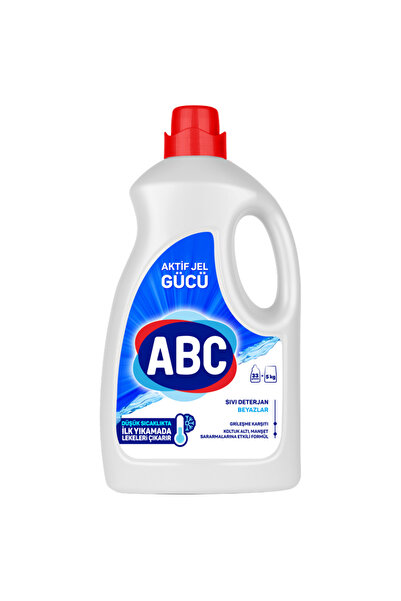 ABC Jel Plus Sıvı Deterjan Dağ Ferahlığı 33 Yıkama Beyazlar
