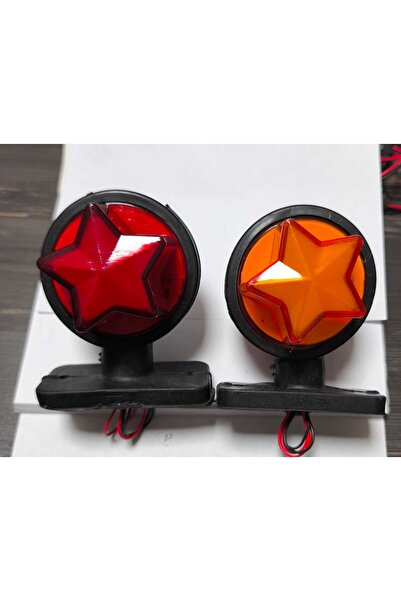 DRD OTOMOTİV YILDIZ MODEL TAKOZ LAMBA 1 ADET FİYAT TAKOZ LAMBA SARI/KIRMIZI