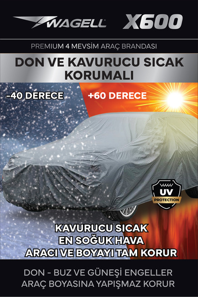 Budge Toyota C-HR - KLİPSLİ 4 MEVSİM Araba brandası - oto çadır örtü