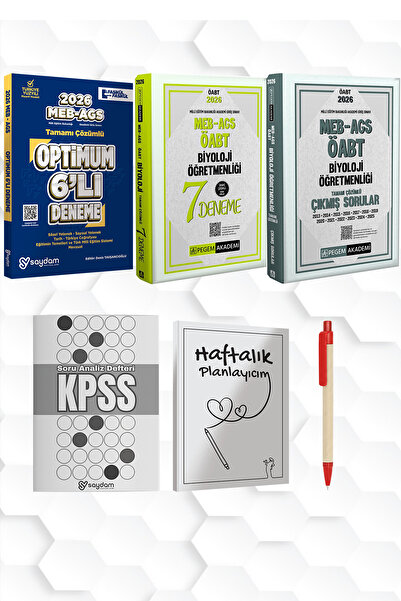 Pegem Akademi Yayıncılık 2026 BİYOLOJİ ÖĞRETMENLİĞİ-AGS ÖABT DENEME VE ÇIKMIŞ...
