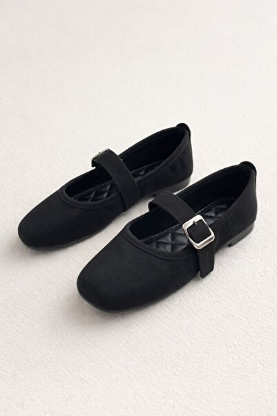 Moda Frato Rossa Belted Ballerina Casual Women's Shoes Mary Jane Home Ballerinas