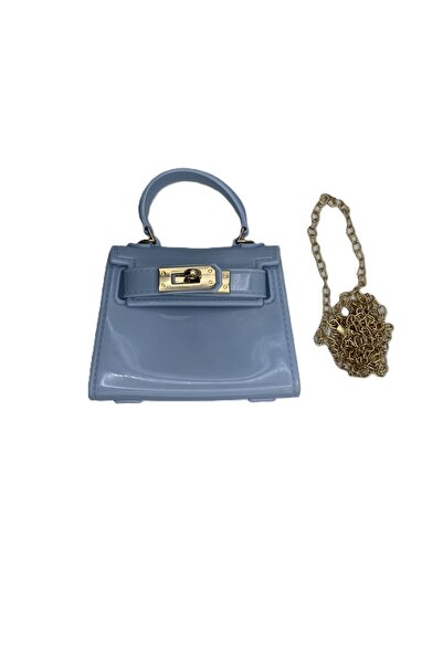 Other Silicone handbag with a small structure and metal clasp – a modern clas...