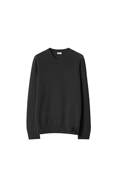 BURBERRY Erkek Siyah Triko Kazak