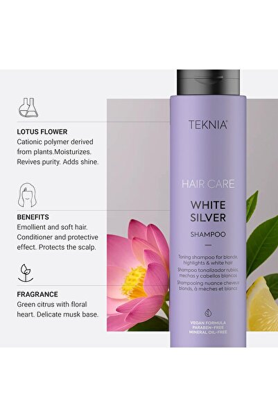 LAKMÉ TKN White Silver Shampoo 300ml