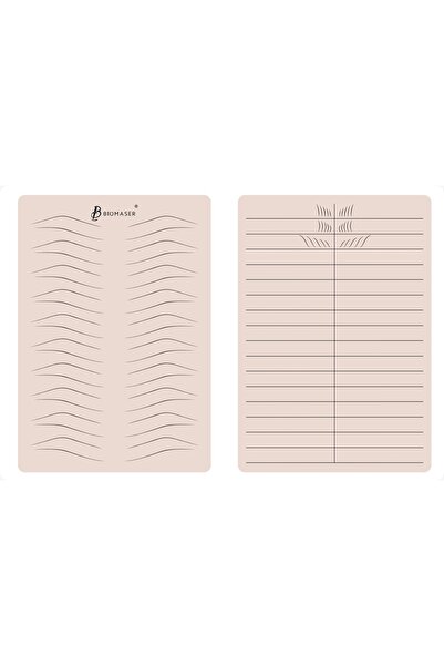 BİOMASER 8 adet iki model ÇİFT TARAFLI kaş pudralama kıl tekniği KALICI MAKYA...