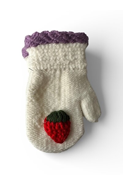 Kitti قفازات الفراولة للأطفال بإصبع واحد من 0 إلى 3 سنوات